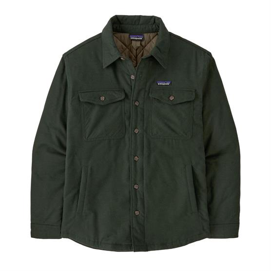 Grøn Patagonia Mens Insulated Fjord Flannel Shirt Old Growth Green - Patagonia Shirt  - 198077459569