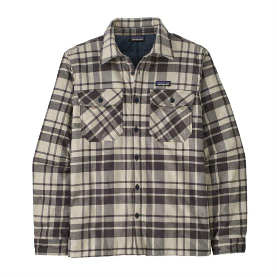 Patagonia Mens Ins Cotton Fjord Flannel Shirt Ice Caps Smolder Blue - Patagonia Shirt  - 195699822733