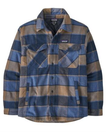 Patagonia Mens Insulated Fjord Flannel Shirt William Smolder Blue - Patagonia Shirt  - 196924408432