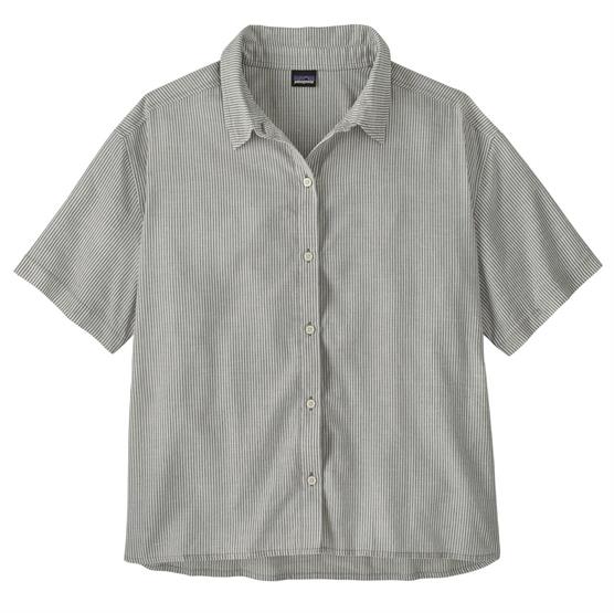 Patagonia Womens Shirt Solstice Stripe Smolder Blue - Patagonia Shirt - 198077840787