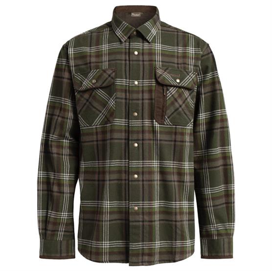 Grøn Pinewood Cornwall Shirt Mens Green Pine Green - Pinewood Shirt  - 7331090424739