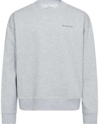 Resterds Drake Sweatee Shirt Til Herre Lysegrå Meleret - ResterÃds Shirt