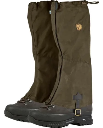 Grøn Fjallraven Singi Gaiters Dark Olive Tilbehør Til Støvler Sko - Fjällräven SkoSneaksers  - 7323450077020