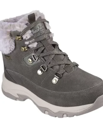 OLIVE Skechers Trego Snow Worries Waterproof 167882 Olv - Skechers SkoSneaksers  - 197976477971