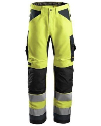 Snickers Allroundwork Bukser Vis Klasse Gul Koksgrå 6331 Outlet - Snickers Jeans  - 7332515252272