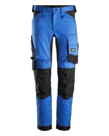 Sort Snickers Allroundwork Stretch Bukser Blå 6341 - Snickers Jeans  - 7332515286376