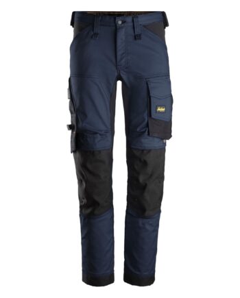Sort Snickers Allroundwork Stretch Bukser Navy 6341 - Snickers Jeans  - 7332515287908