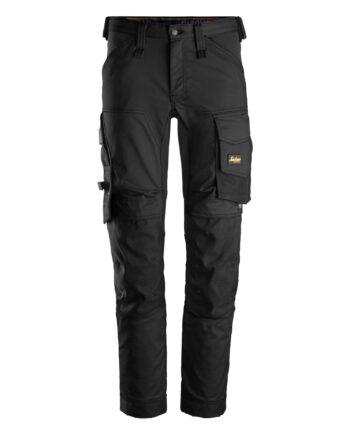 Sort Snickers Allroundwork Stretch Bukser 6341 - Snickers Jeans  - 7332515285614