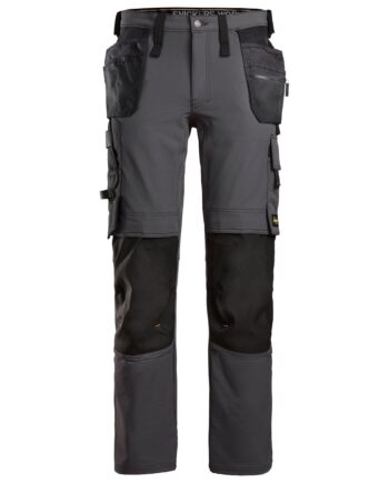 Sort Snickers Buks Stretch Med Hylsterlommer Koksgrå 6271 - Snickers Jeans  - 7332515356475