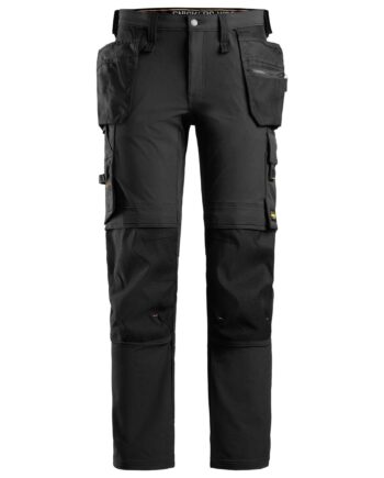Sort Snickers Buks Stretch Med Hylsterlommer 6271 - Snickers Jeans  - 7332515355713