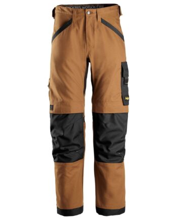 Sort Snickers Bukser Canvas Brun 6324 - Snickers Jeans  - 7332515423580