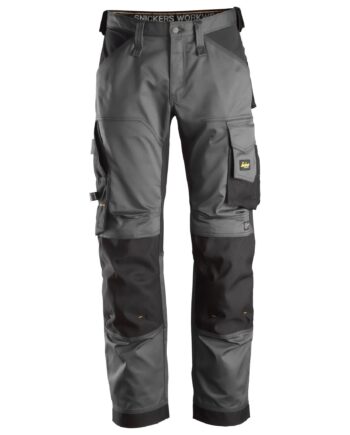 Sort Snickers Bukser Stretch Lose Fit Koksgrå 6351 - Snickers Jeans  - 7332515322722