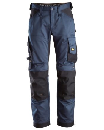 Sort Snickers Bukser Stretch Lose Fit Navy 6351 - Snickers Jeans  - 7332515323484