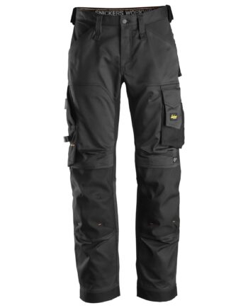 Sort Snickers Bukser Stretch Lose Fit 6351 - Snickers Jeans  - 7332515321206