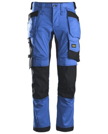 Sort Snickers Bukser Stretch Med Hylsterlommer Blå 6241 - Snickers Jeans  - 7332515268495