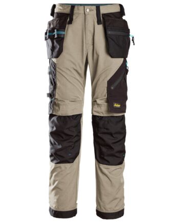 Sort Snickers Litework Buks Med Hylsterlommer Khaki 6210 - Snickers Jeans  - 7332515415820