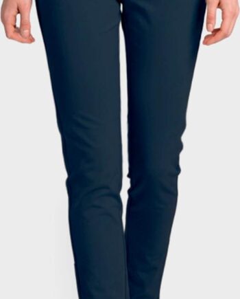 Navy What Bunkers Mila Dame Bukser Str - What Bunkers Jeans  - 5740005917730